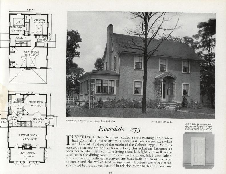 Vintage 1920s House Plans - 96 Classic Architectural Designs From 1926 ...