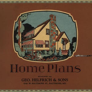 Vintage 1920s House Plans - 96 Classic Architectural Designs from 1926 | Historic Floor Plan | Antique Home Building Floorplan | PDF Digital