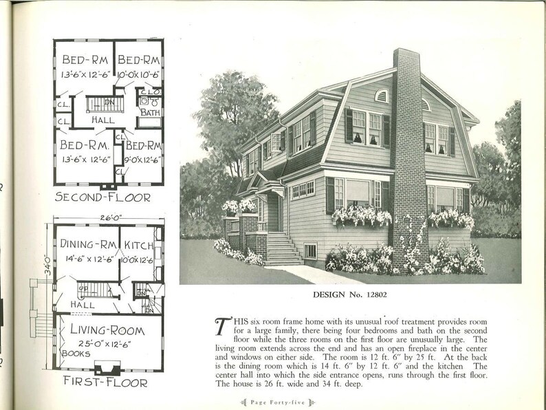 107 Vintage 1920s House Plans - 1926 Plainfield Ice and Supply Co ...