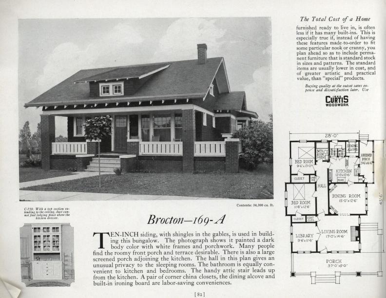 Vintage 1920s House Plans - 96 Classic Architectural Designs From 1926 ...