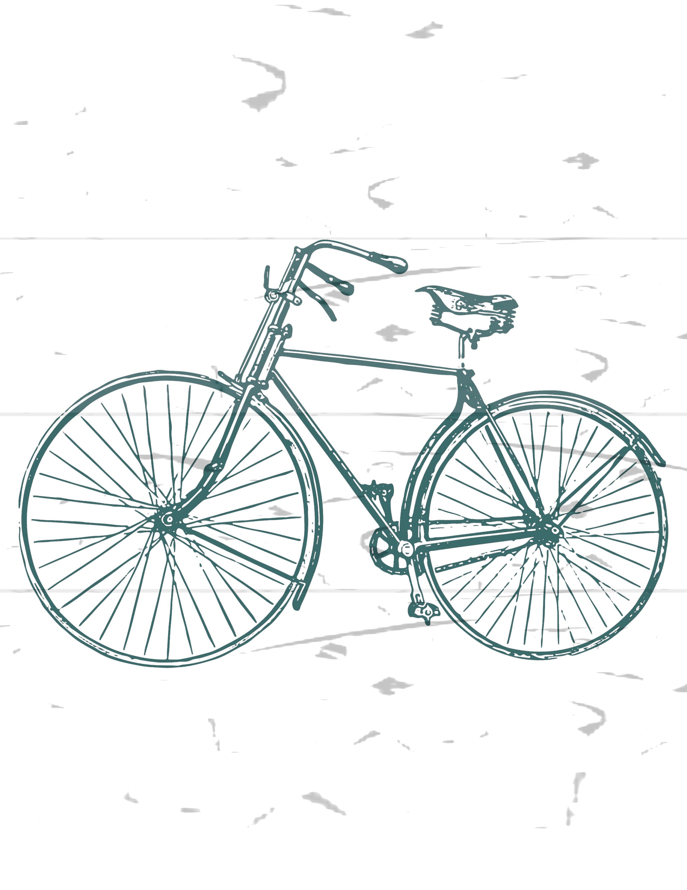 7 Vintage Bicycle Digital Image Sheets | Retro Design Backgrounds ...