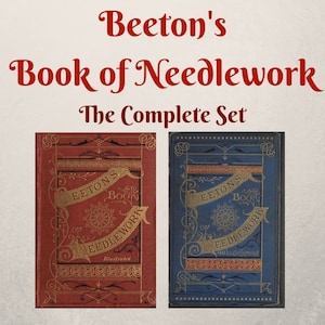 Beeton&#39;s Book of Needlework - The Complete Set - Tatting / Netting / Crochet / Point Lace / Macrame / Embroidery - PDF Ebooks - Printables