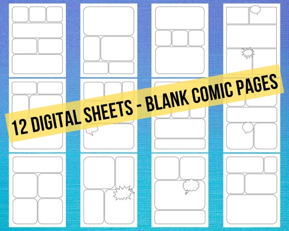 Stay Home and Make Your Own Comic Book Free Printable PDF