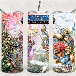 He-Man Vs Thunder Cats tumbler design