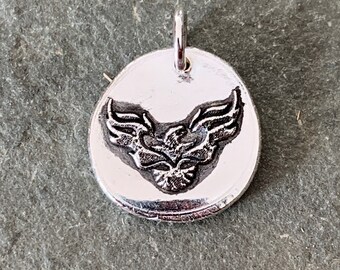 Phoenix Wax Seal Charm, symbol of strength, renewal and transformation