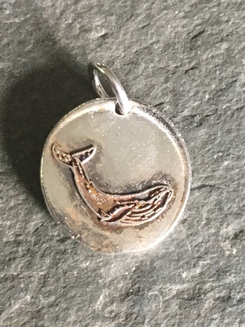 Humpback Whale Wax Seal Charm, whale songs in unison and harmony, baleen whale, rorqual species, migrate, polar waters, tropical waters, image 2