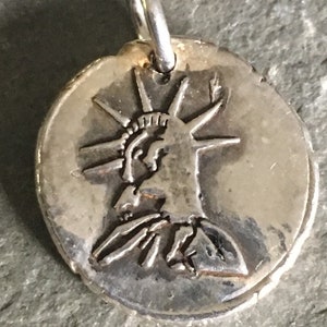 Statue of Liberty Wax Seal Charm, Manhattan, France, statue, Liberty Island, Roman Goddess Libertas, America, Independence, torch, hope