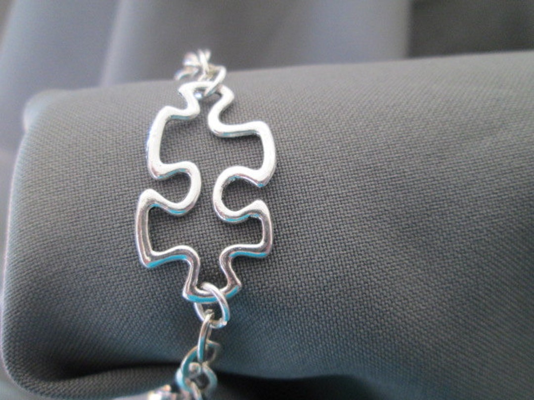 Autism Awareness Puzzle Piece Bracelet - Etsy