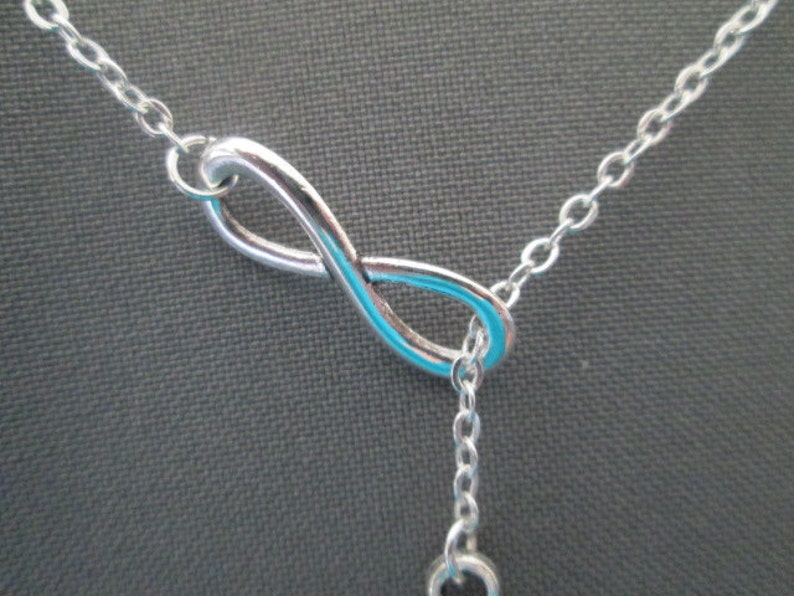 Silver Turtle Necklace Lariat Style image 3