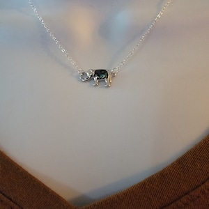 Abalone Elephant Necklace - Choose your length