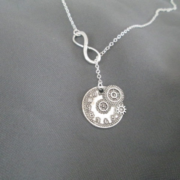 Clock Necklace Etsy