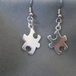 Autism Awareness Puzzle Piece Earrings