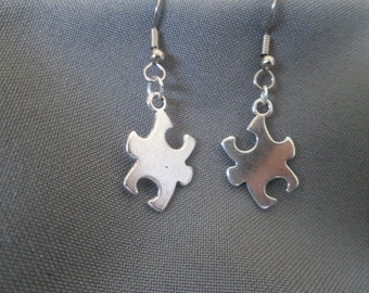 Autism Awareness Puzzle Piece Earrings