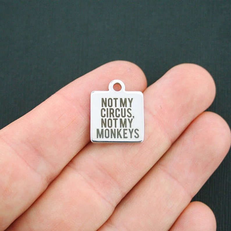 Not my Monkeys Necklace Not My Circus