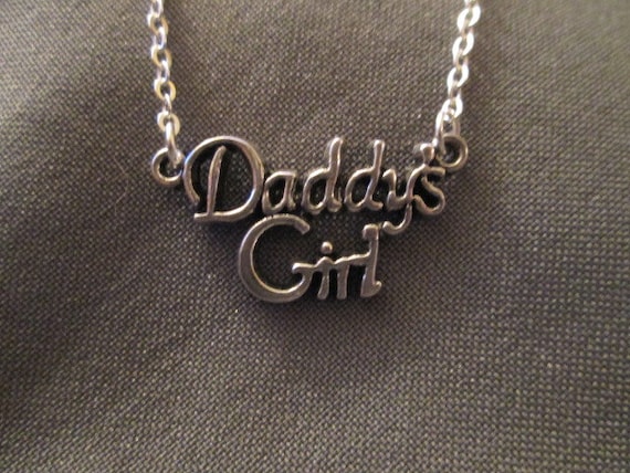Daddy's girl necklace gold sale