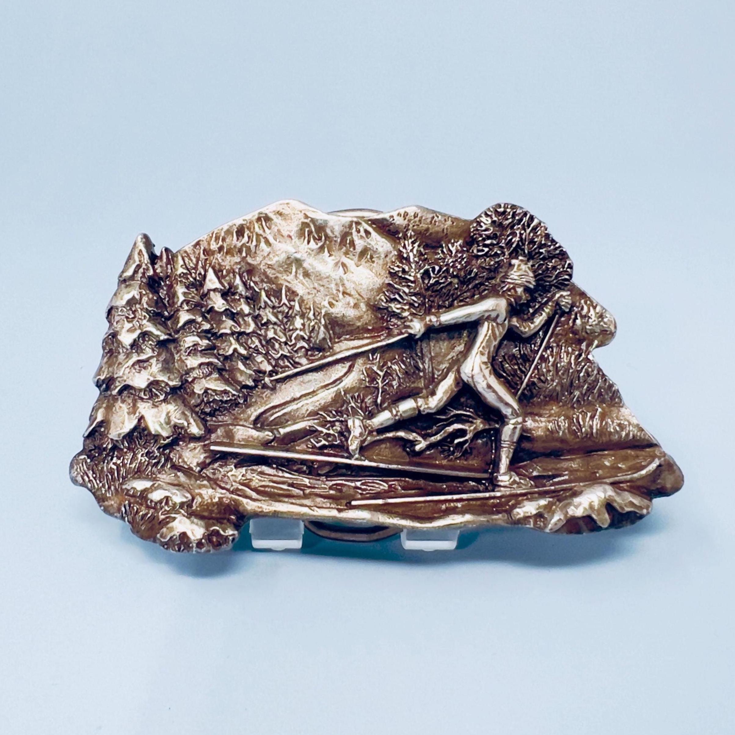 Brass Ski Buckle - Etsy display picture 2