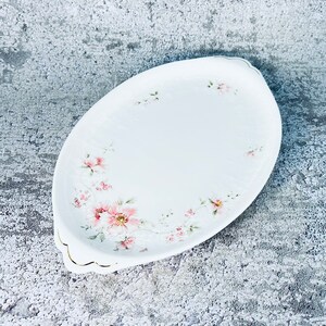 Royal Albert For All Seasons Breath of Spring oval serving dish, Royal Albert cream and sugar tray, Tea Party serving plate 9 3/4 image 3