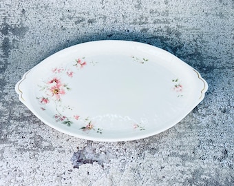 Royal Albert For All Seasons Breath of Spring oval serving dish, Royal Albert cream and sugar tray, Tea Party serving plate 9 3/4"