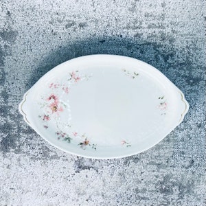 Royal Albert For All Seasons Breath of Spring oval serving dish, Royal Albert cream and sugar tray, Tea Party serving plate 9 3/4 image 5