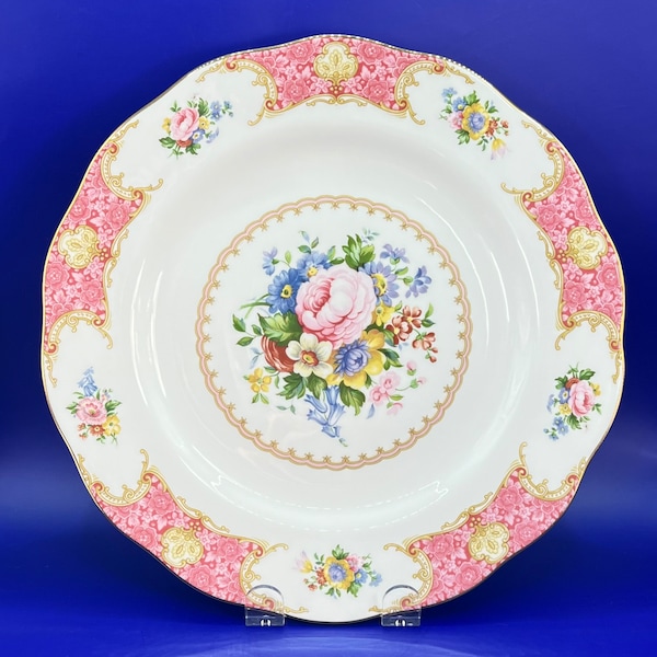 Royal Albert Lady Carlyle dinner plate, Royal Albert made by Royal Doulton, Lady Carlyle 10 1/2" plate, Vintage dinner party, Wedding gift