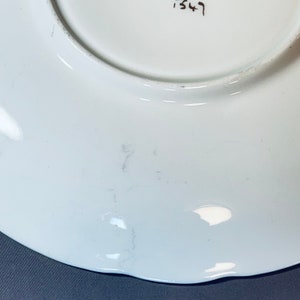 Vintage Aynsley cobalt blue and gold pedestal tea cup and saucer set, English tea party image 9