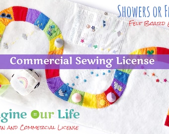 Showers or Flowers Felt Board Game Commercial License