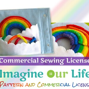 Rainbow Quiet Book Commercial License