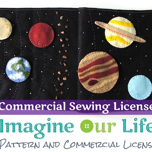 Solar System Quiet Book Page Commercial License