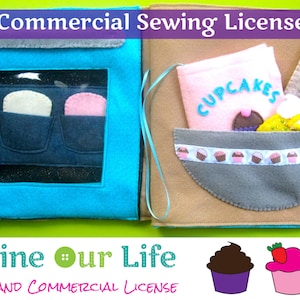Cupcake Quiet Book Commercial License