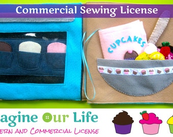 Cupcake Quiet Book Commercial License