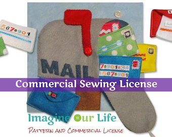 Mail Box Quiet Book Page Commercial License