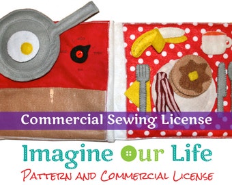 Cooking Breakfast Quiet Book Commercial License