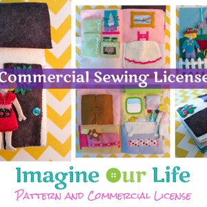 Dollhouse Quiet Book Commercial License