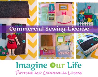 Dollhouse Quiet Book Commercial License