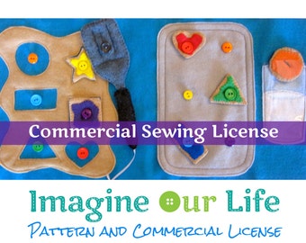 Cookie Shapes & Colors Quiet Book Commercial License