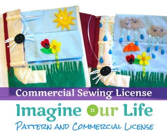 Itsy Bitsy Spider Quiet Book Commercial License