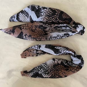 Snakeskin Hair Scarf