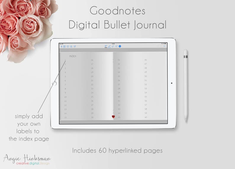 Goodnotes bullet journal template donsys Goodnotes bullet journal template donsys