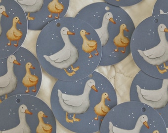 Goose gift tags