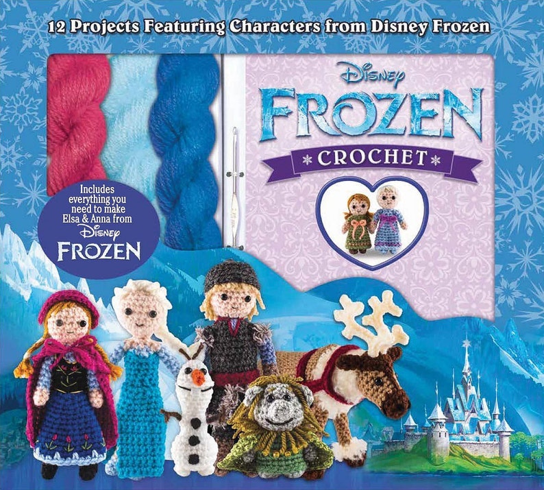 Disney Frozen Crochet Kit by Kati Galusz BRAND NEW sealed Etsy