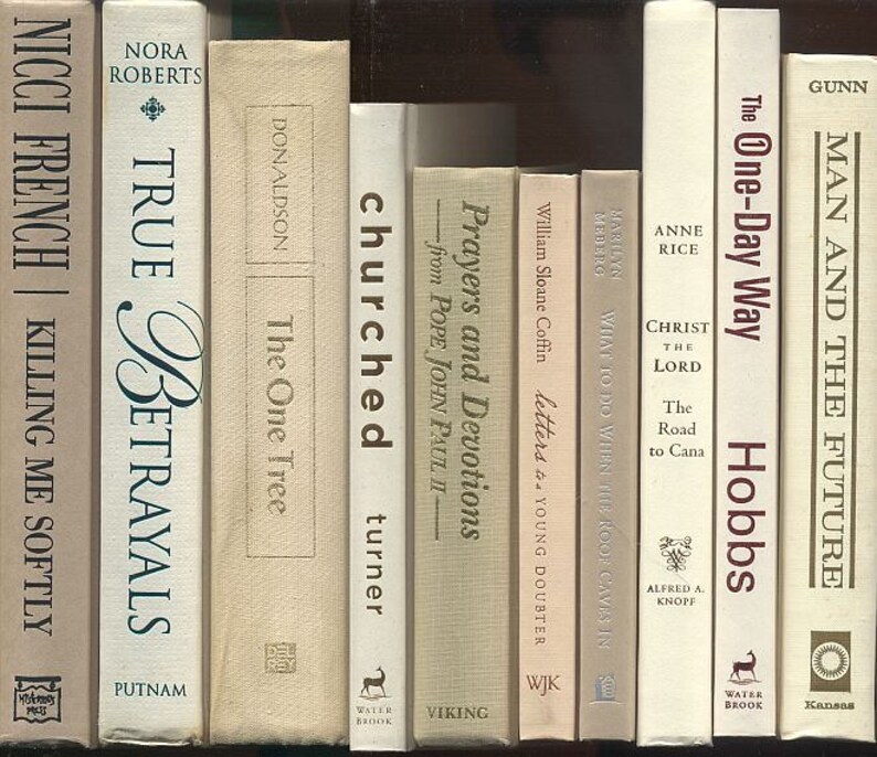 Books By The Foot Lot of 1012 hardcover books in shades of Etsy