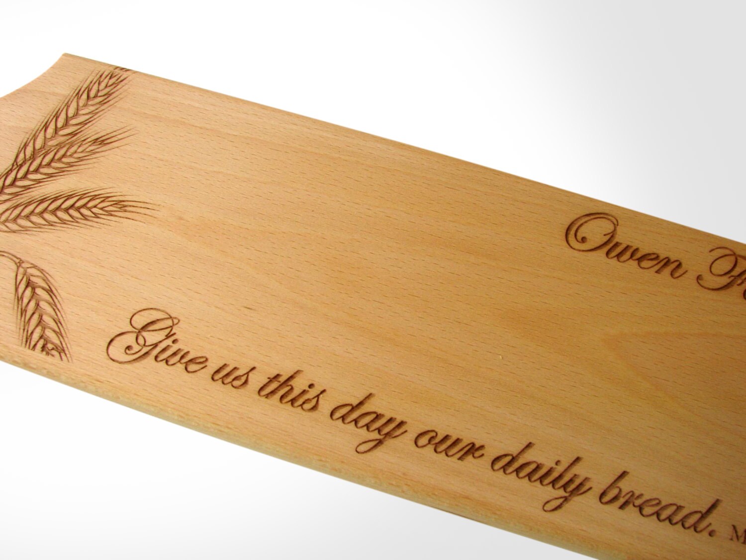 Personalized Bread Cutting Board Custom Engraved Wood Wedding Etsy