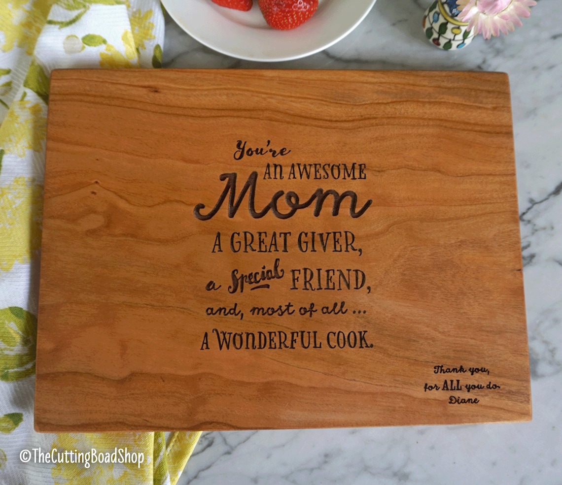 Mother's Day Present Custom Personalized Engraved Cutting Etsy