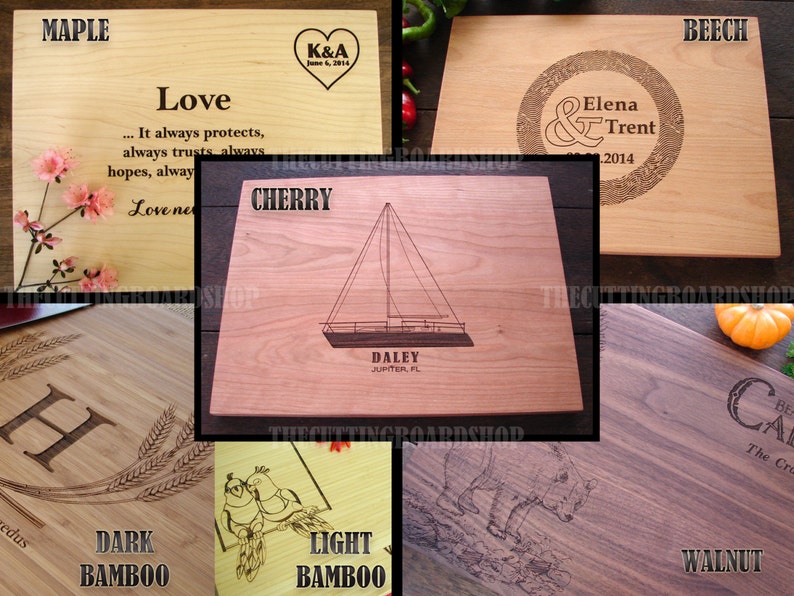 Custom Cutting Board Globe Trotting Hostess Gift Eat Well Travel Often Personalized Housewarming Present French Chopping Board wedding gift