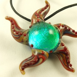 Starfish - Glass Pendant Necklace