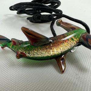 Hammerhead Shark - Glass Pendant Necklace