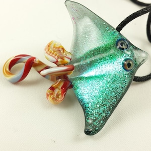 Stingray - Glass Pendant Necklace