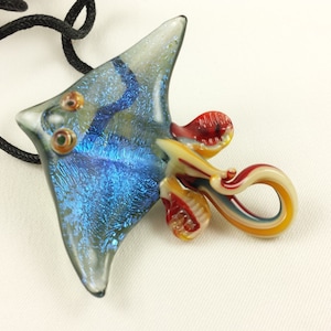 Stingray - Glass Pendant Necklace