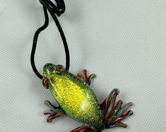 Frog - Glass Necklace