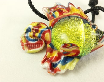 Fish - Glass Pendant Necklace